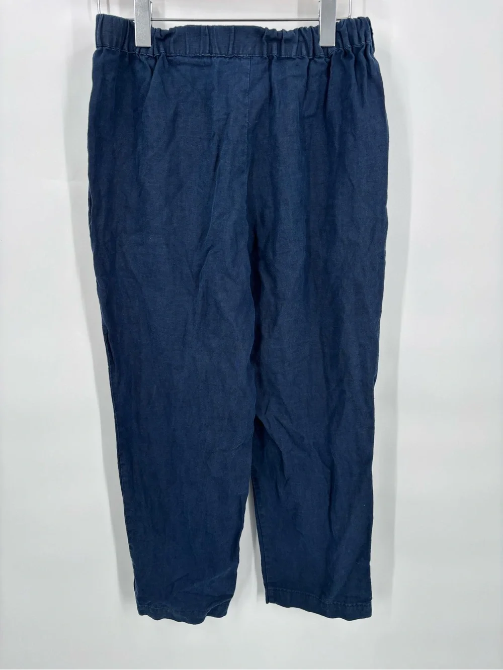Quince 100% european linen tapered ankle pants
